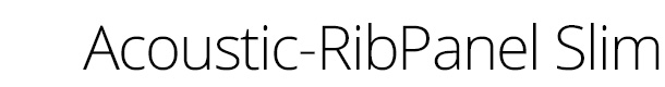 Logo Acoustic-RibPanel Slim